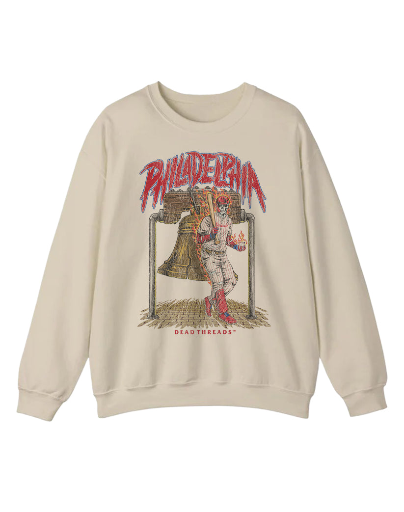 PHILADELPHIA BASEBALL CREWNECK SWEATSHIRT