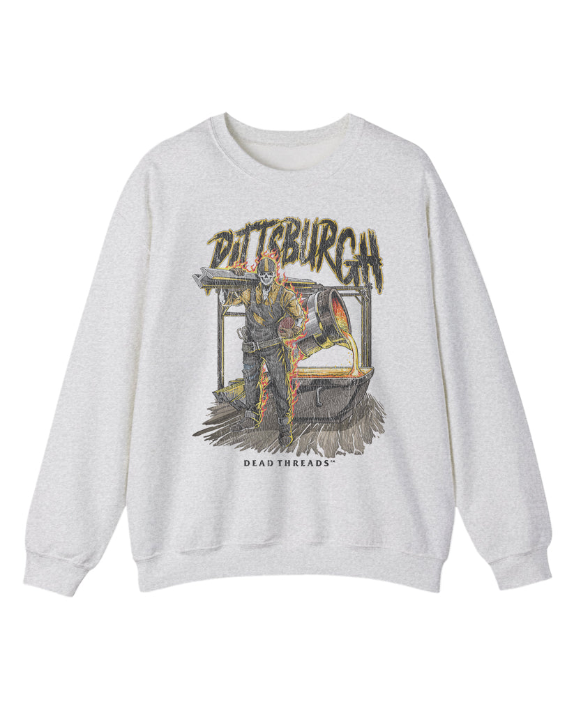 PITTSBURGH FOOTBALL v2 CREWNECK SWEATSHIRT