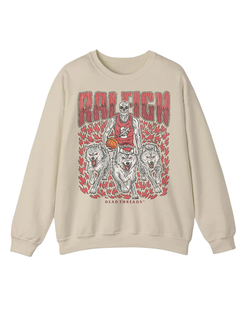 RALEIGH BASKETBALL CREWNECK SWEATSHIRT