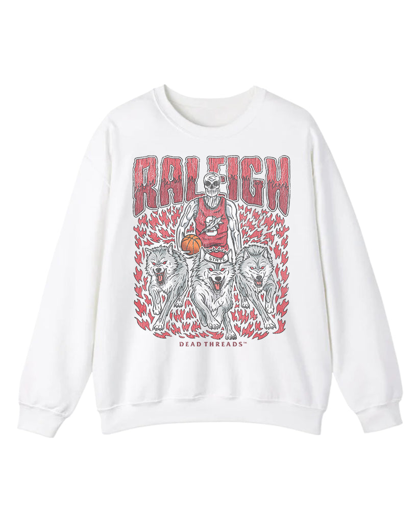 RALEIGH BASKETBALL CREWNECK SWEATSHIRT
