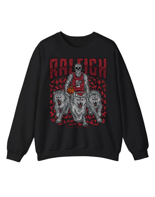 RALEIGH BASKETBALL CREWNECK SWEATSHIRT