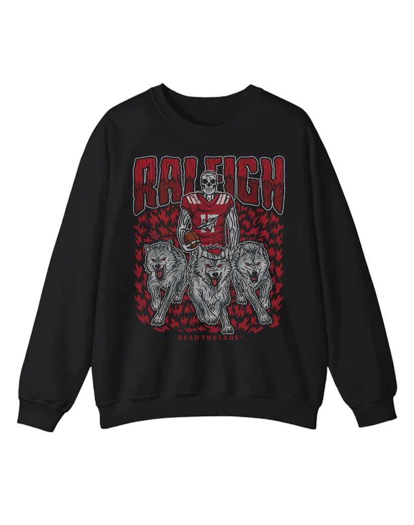 RALEIGH FOOTBALL CREWNECK SWEATSHIRT