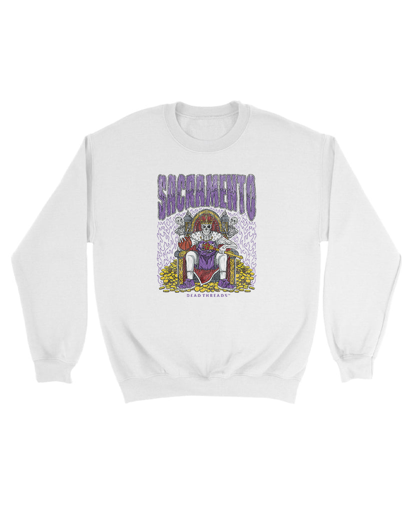 SACRAMENTO BASKETBALL KIDS CREWNECK SWEATSHIRT