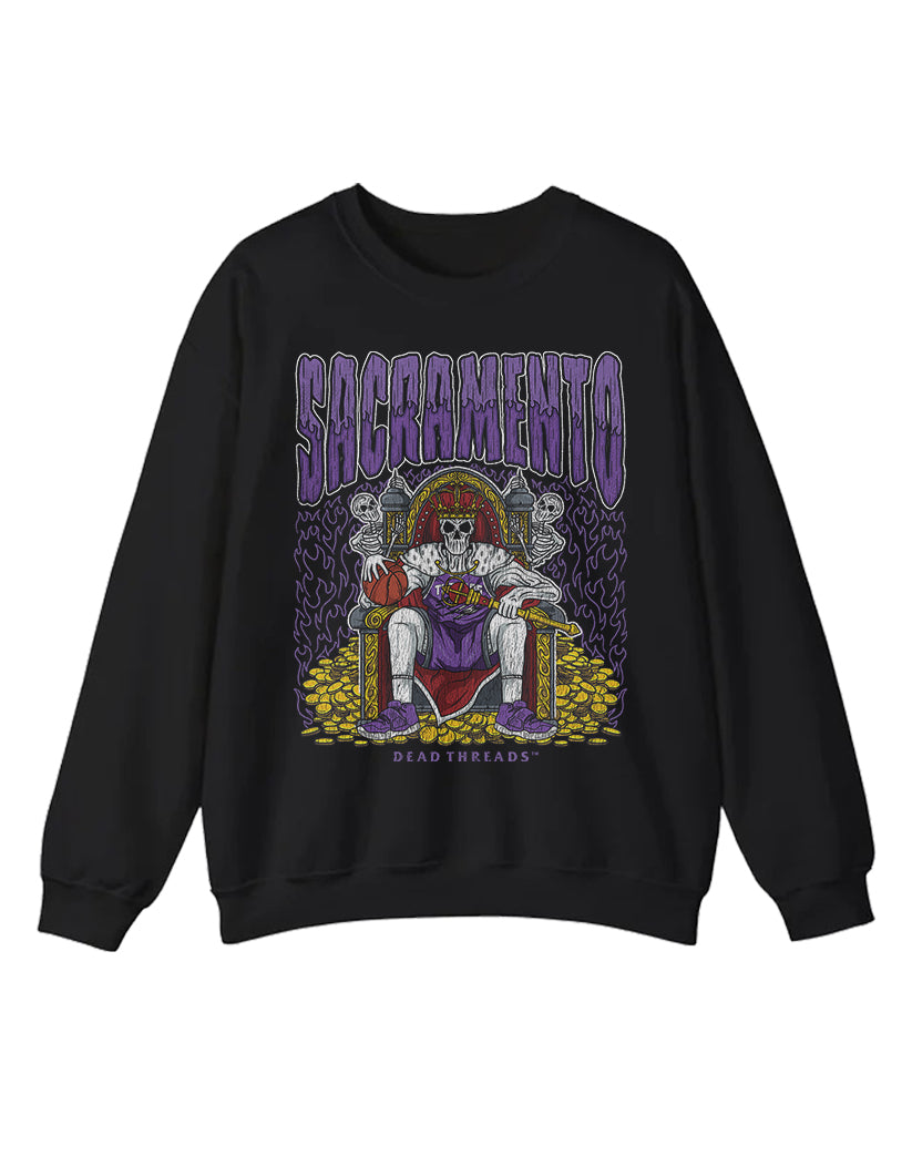 SACRAMENTO BASKETBALL CREWNECK SWEATSHIRT