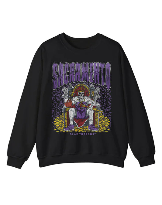 SACRAMENTO BASKETBALL CREWNECK SWEATSHIRT