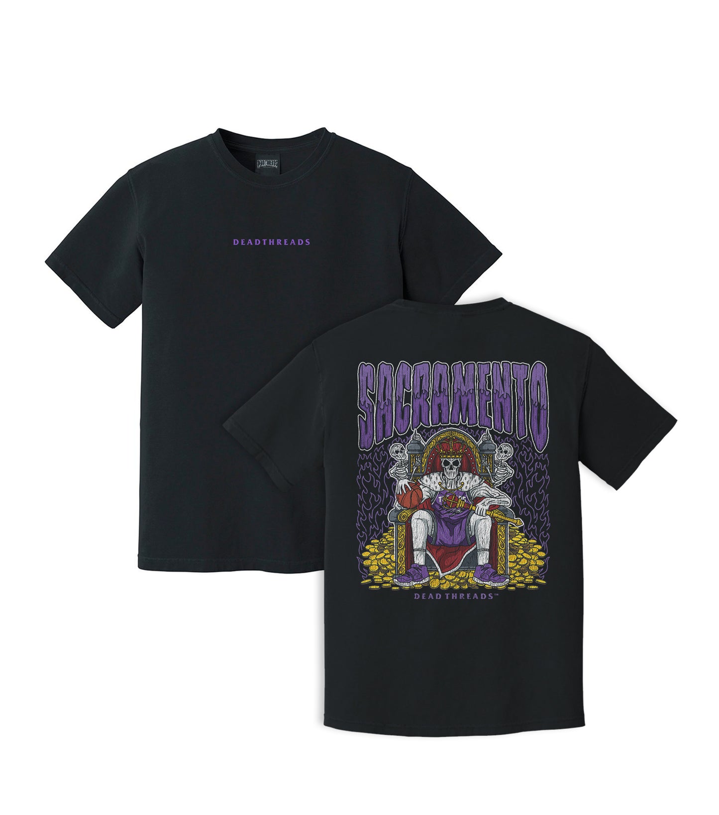 SACRAMENTO BASKETBALL - “DT ESSENTIAL" PREMIUM T-SHIRT