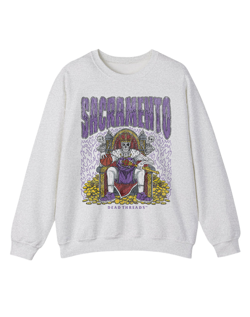 SACRAMENTO BASKETBALL CREWNECK SWEATSHIRT