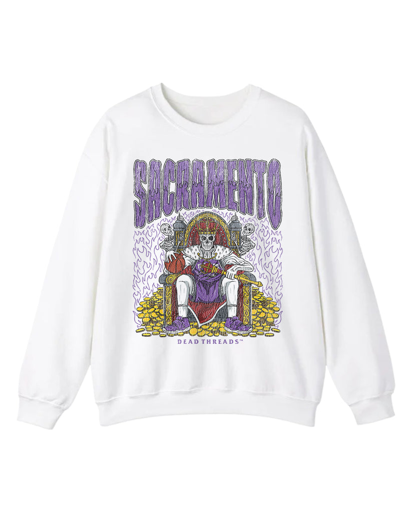 SACRAMENTO BASKETBALL CREWNECK SWEATSHIRT