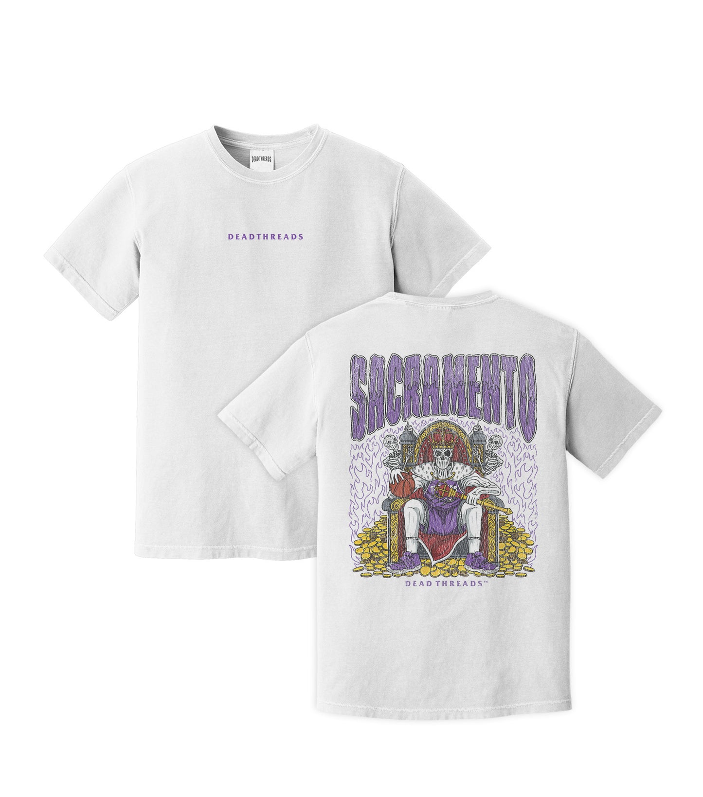 SACRAMENTO BASKETBALL - “DT ESSENTIAL" PREMIUM T-SHIRT