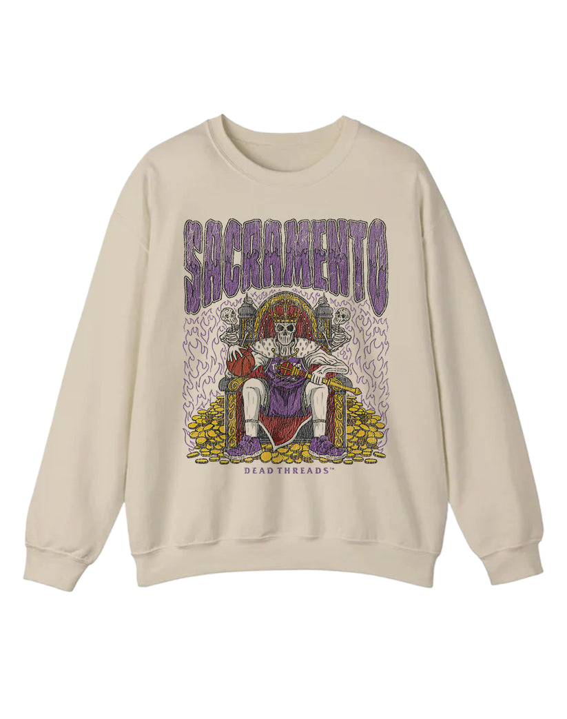 SACRAMENTO BASKETBALL CREWNECK SWEATSHIRT