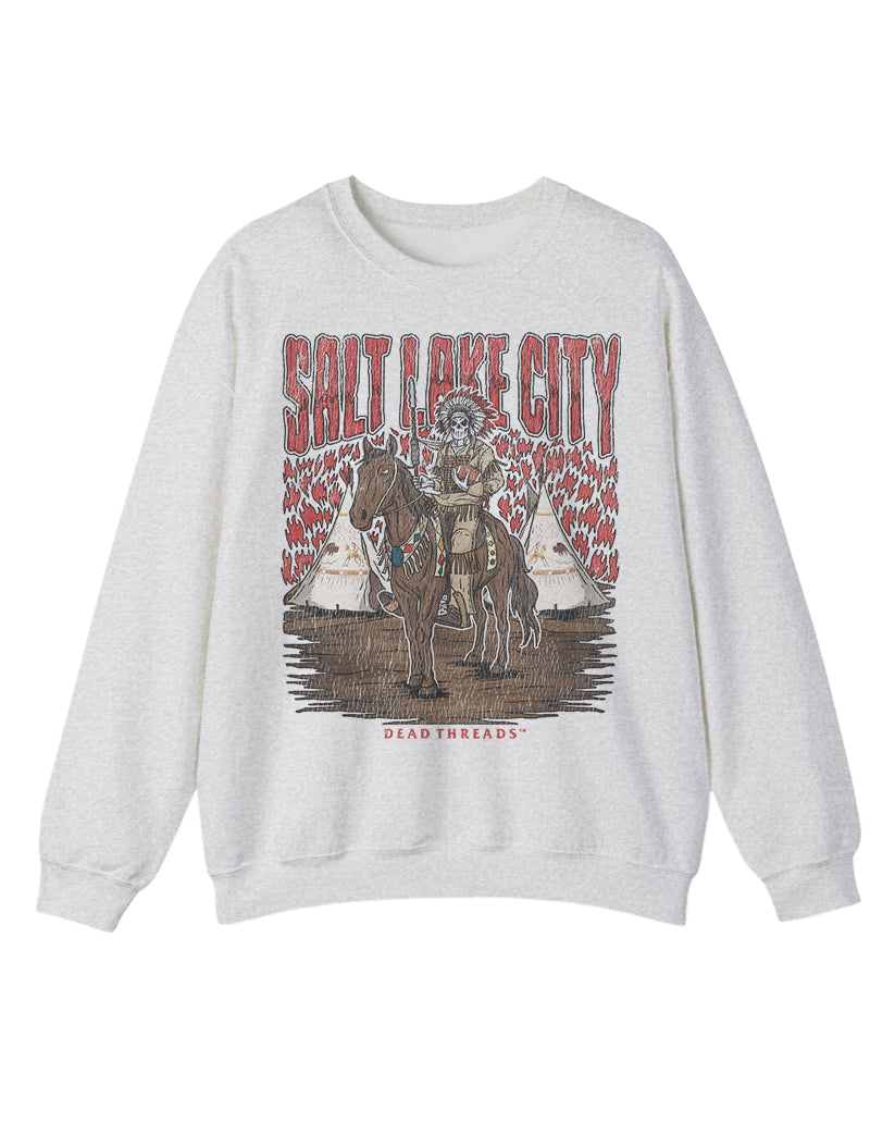 SALT LAKE CITY FOOTBALL CREWNECK SWEATSHIRT