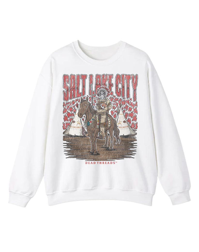 SALT LAKE CITY FOOTBALL CREWNECK SWEATSHIRT