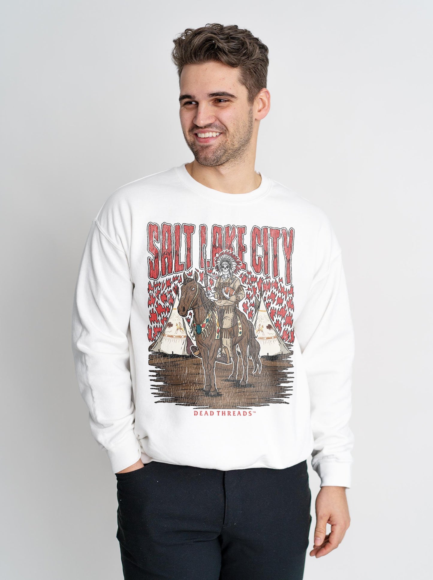 SALT LAKE CITY FOOTBALL CREWNECK SWEATSHIRT
