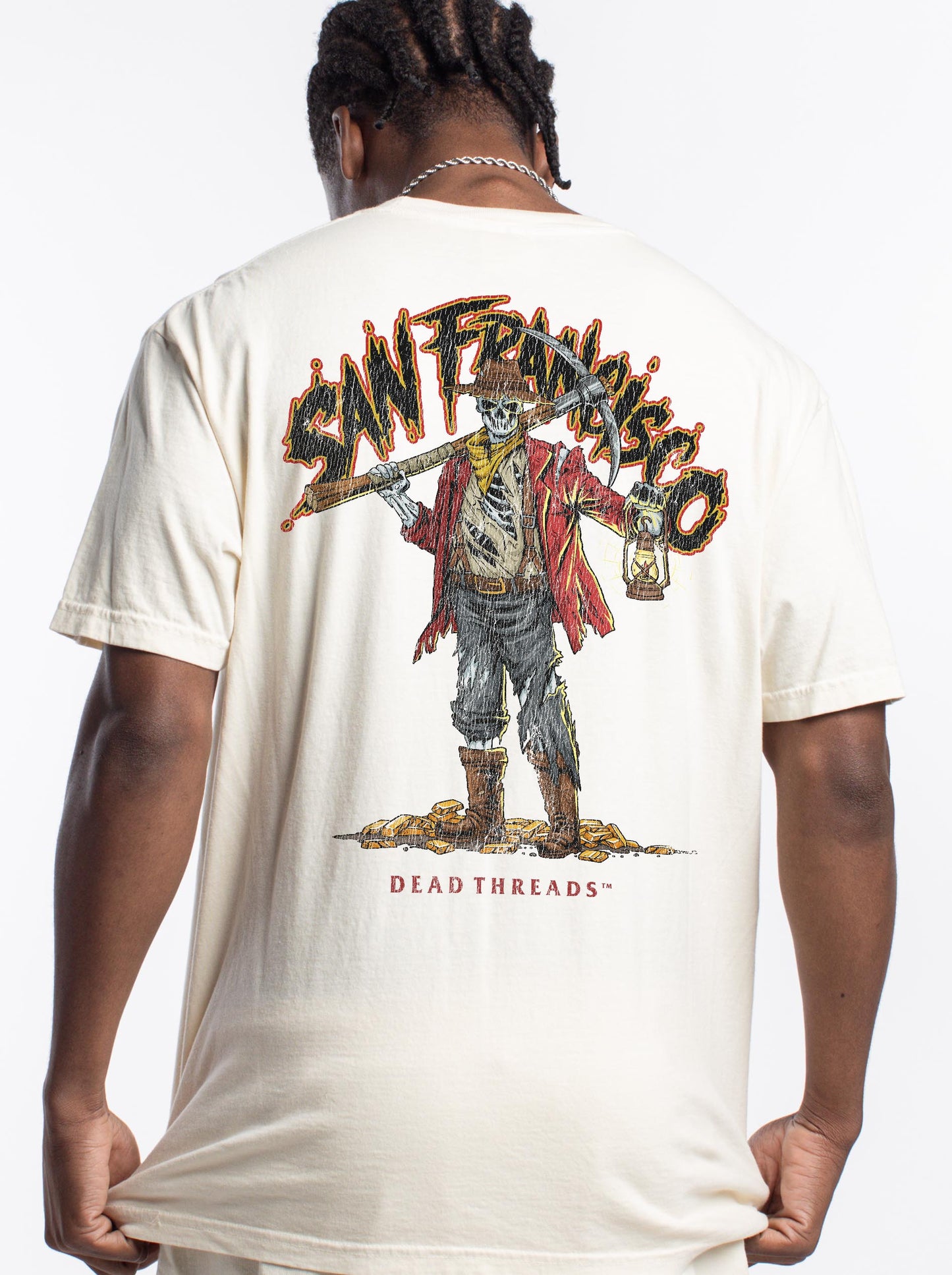SAN FRANCISCO FOOTBALL v2 - “3 SKULL” PREMIUM T-SHIRT