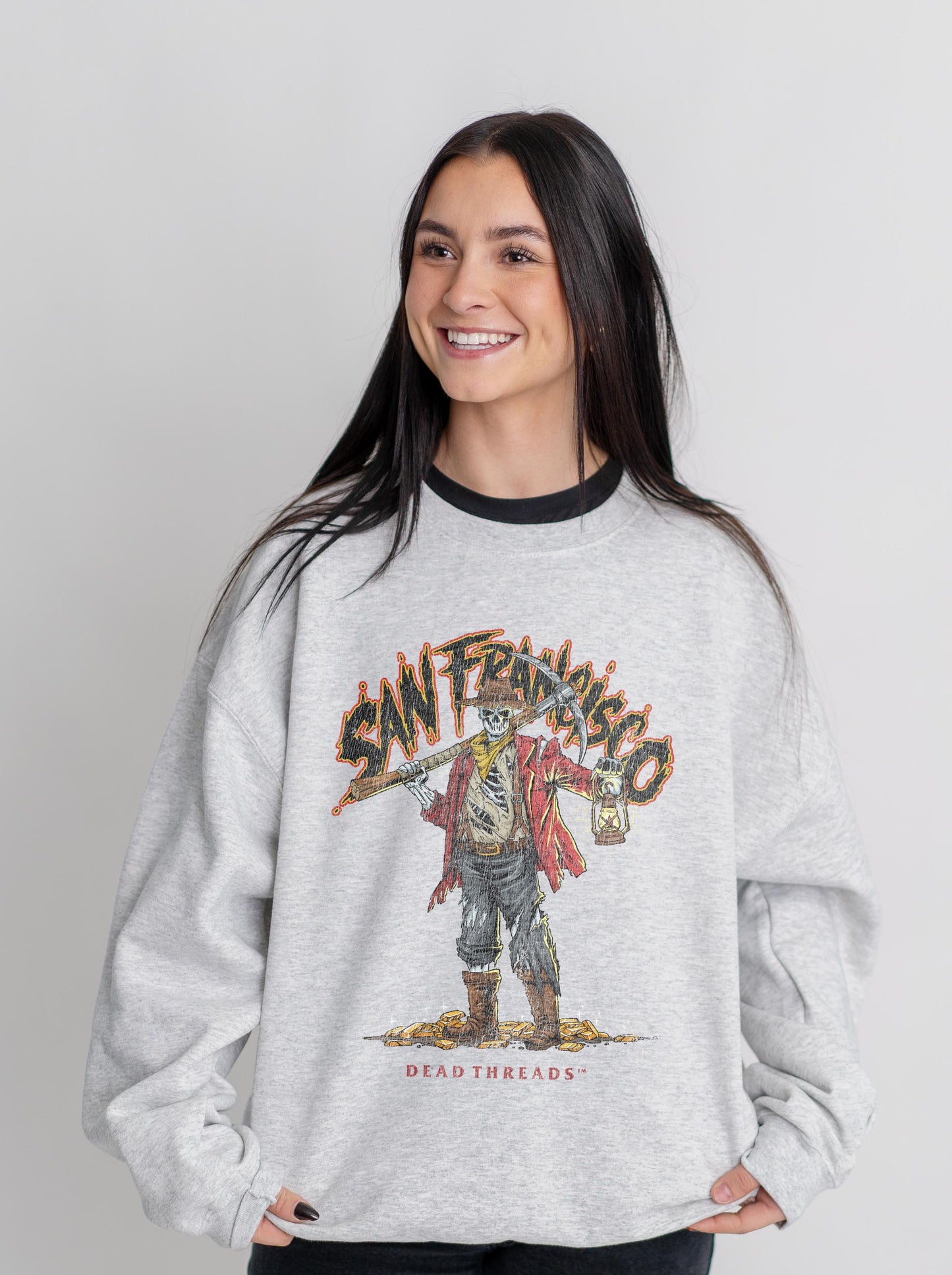 SAN FRANCISCO FOOTBALL v2 CREWNECK SWEATSHIRT