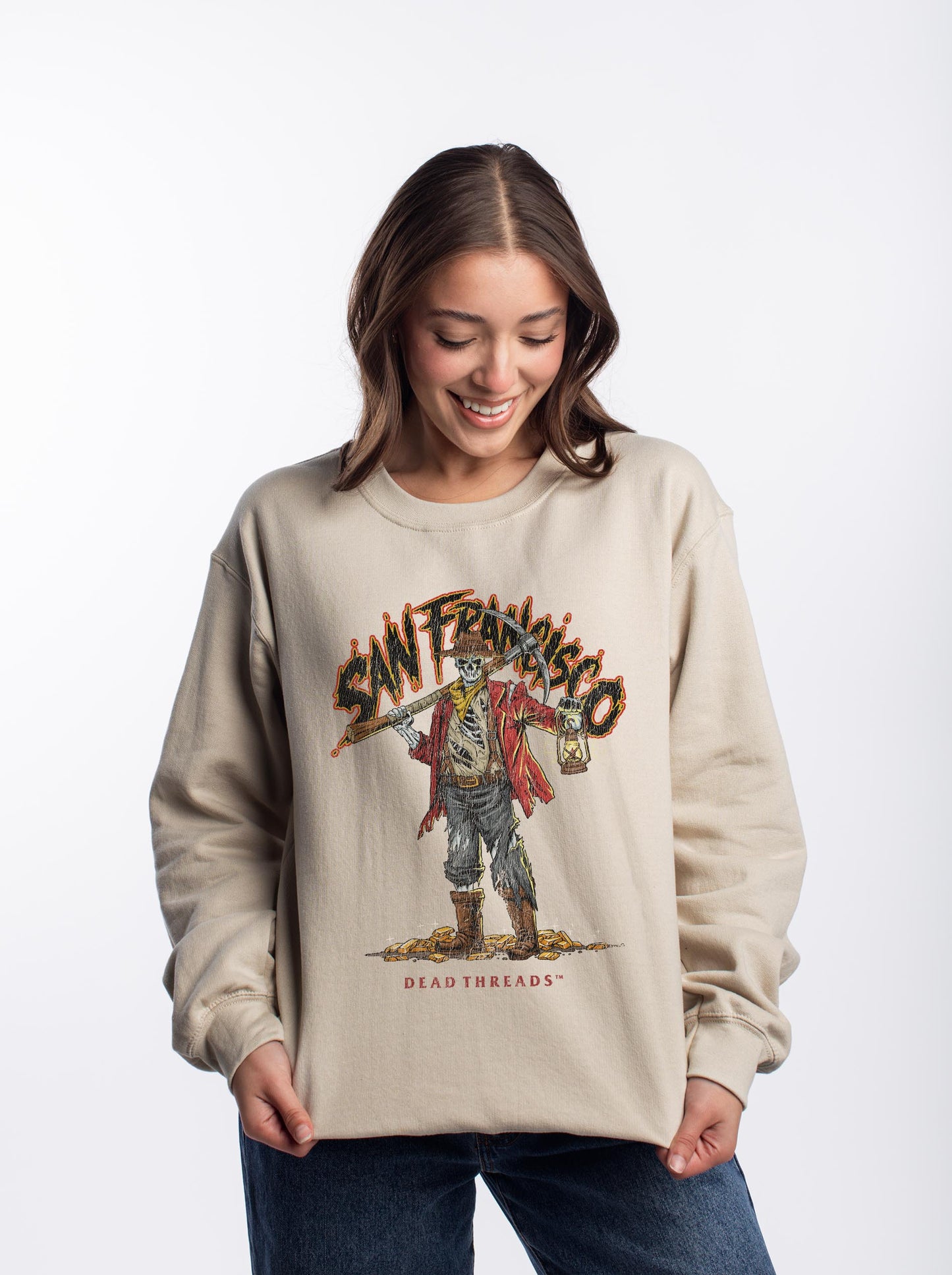 SAN FRANCISCO FOOTBALL v2 CREWNECK SWEATSHIRT
