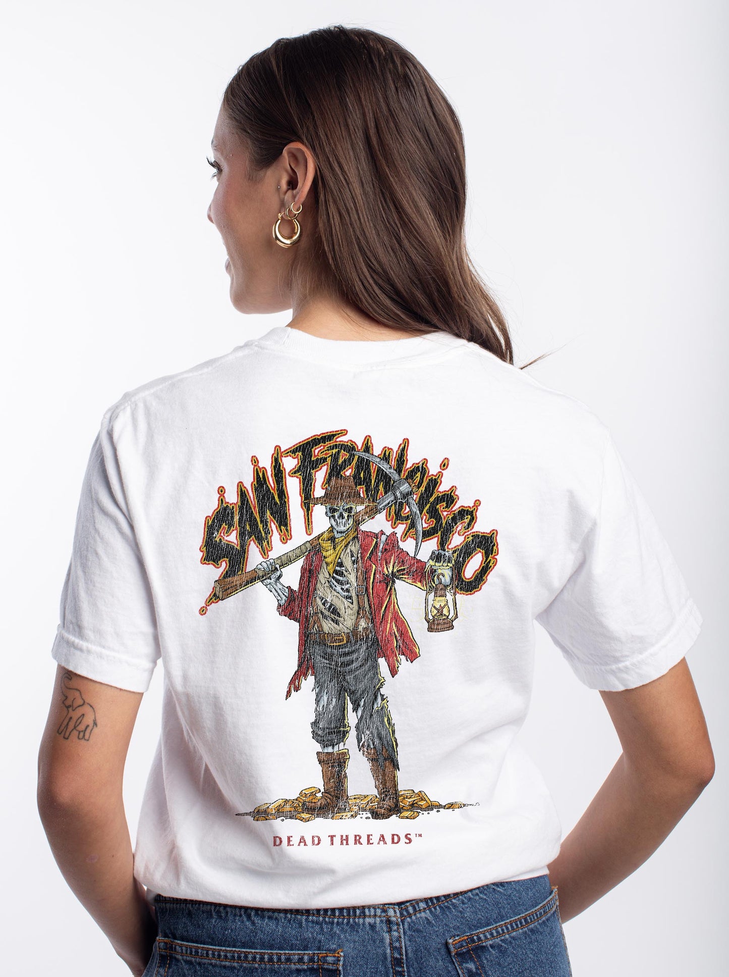 SAN FRANCISCO FOOTBALL v2 - “3 SKULL” PREMIUM T-SHIRT