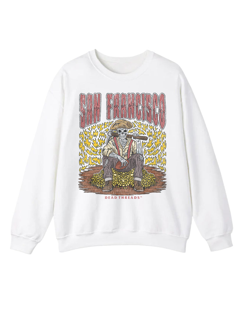 SAN FRANCISCO FOOTBALL CREWNECK SWEATSHIRT