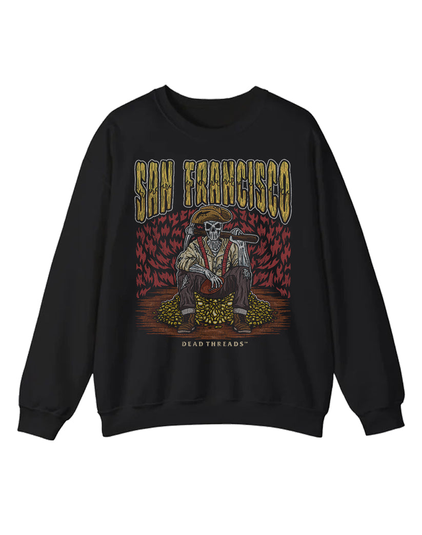 SAN FRANCISCO FOOTBALL CREWNECK SWEATSHIRT