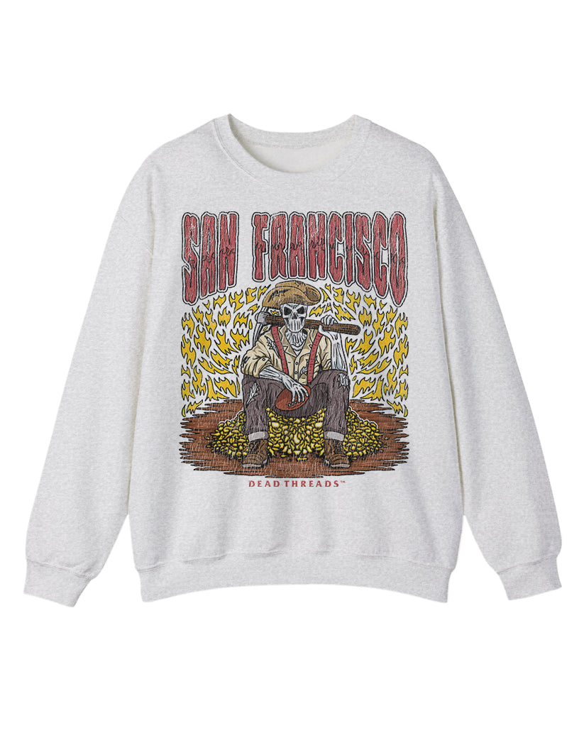 SAN FRANCISCO FOOTBALL CREWNECK SWEATSHIRT