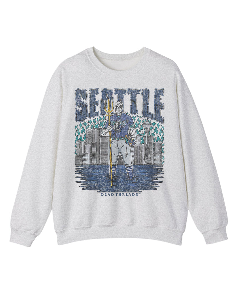 SEATTLE BASEBALL CREWNECK SWEATSHIRT