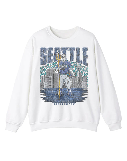 SEATTLE BASEBALL CREWNECK SWEATSHIRT