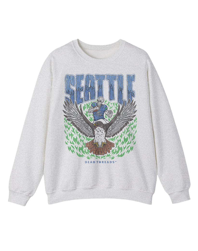 SEATTLE FOOTBALL CREWNECK SWEATSHIRT
