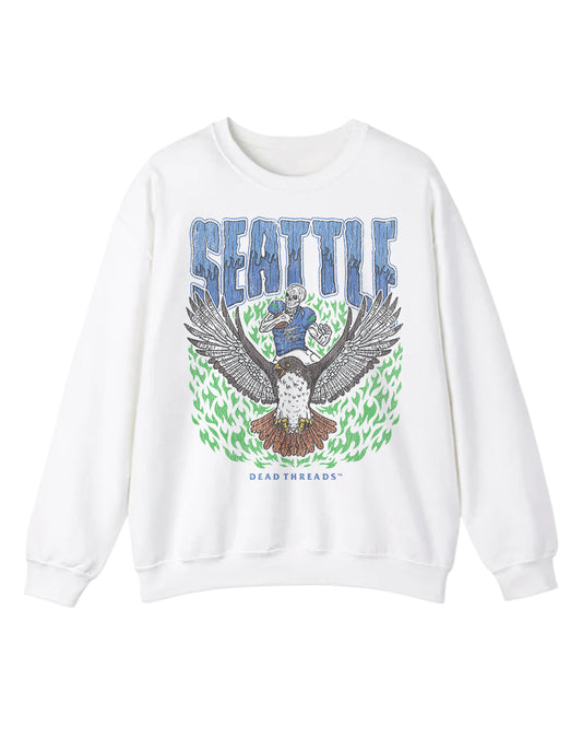 SEATTLE FOOTBALL CREWNECK SWEATSHIRT