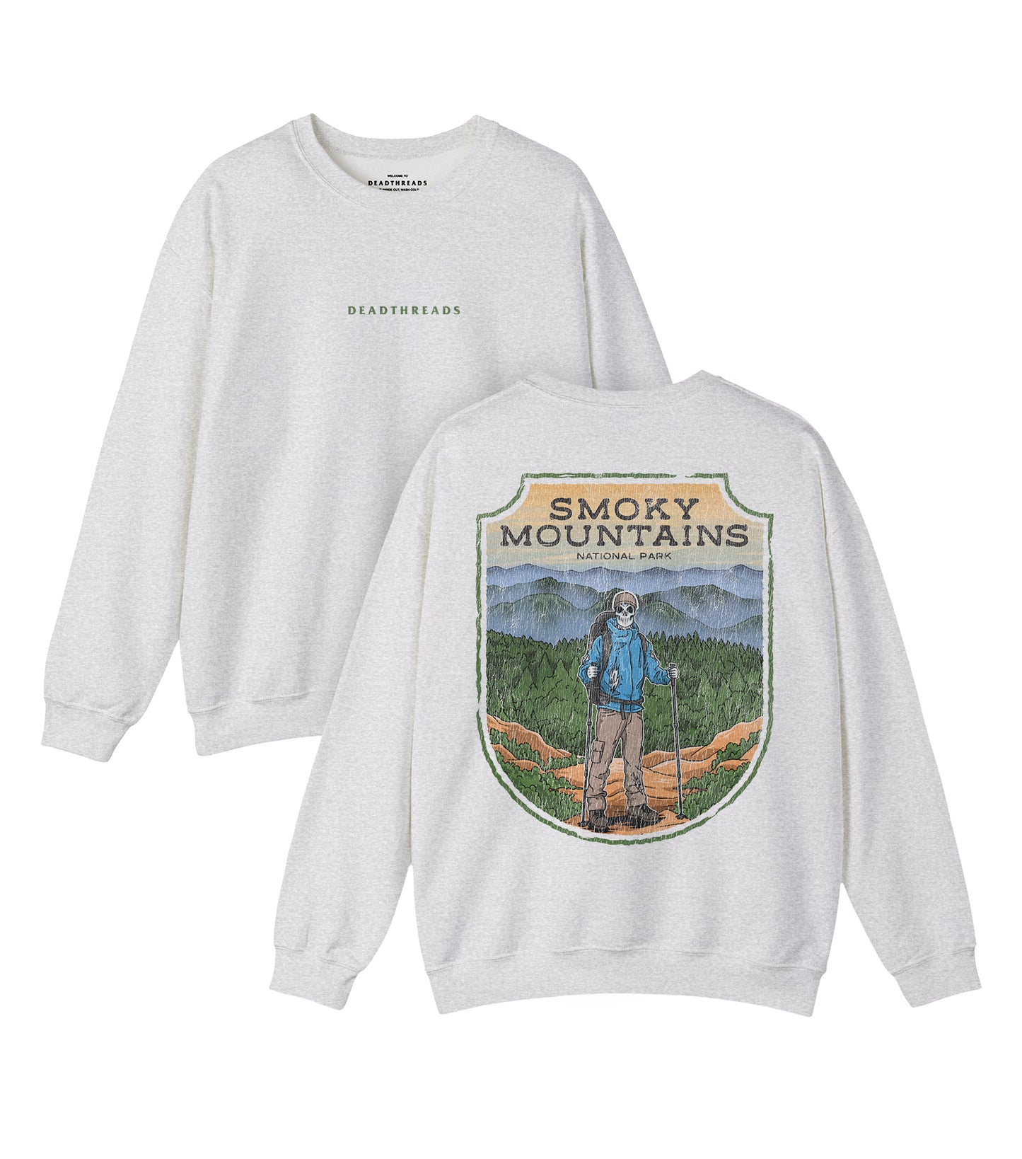 SMOKY MOUNTAINS NATIONAL PARK MALE - “DT ESSENTIAL" CREWNECK SWEATSHIRT