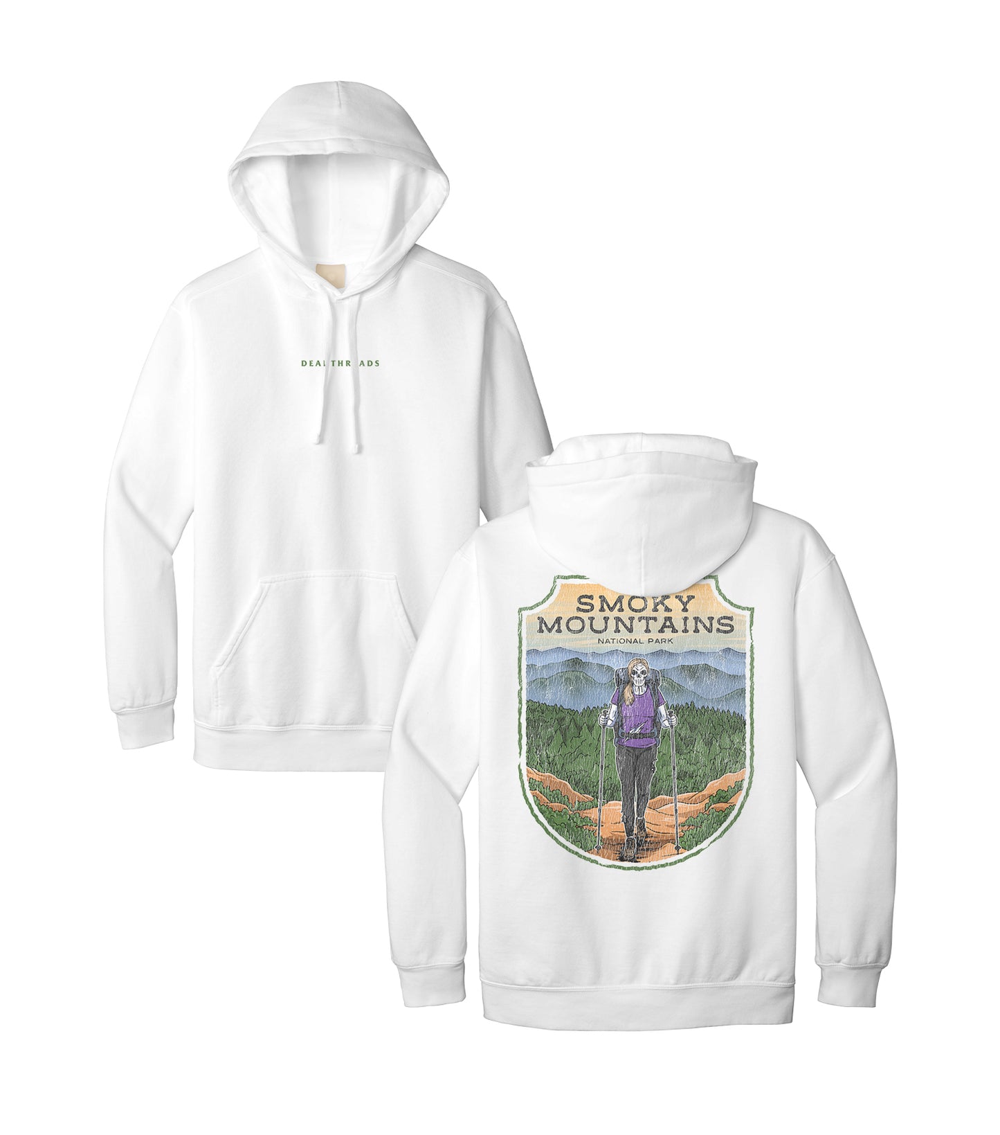 SMOKY MOUNTAINS NATIONAL PARK FEMALE - “DT ESSENTIAL" HOODIE