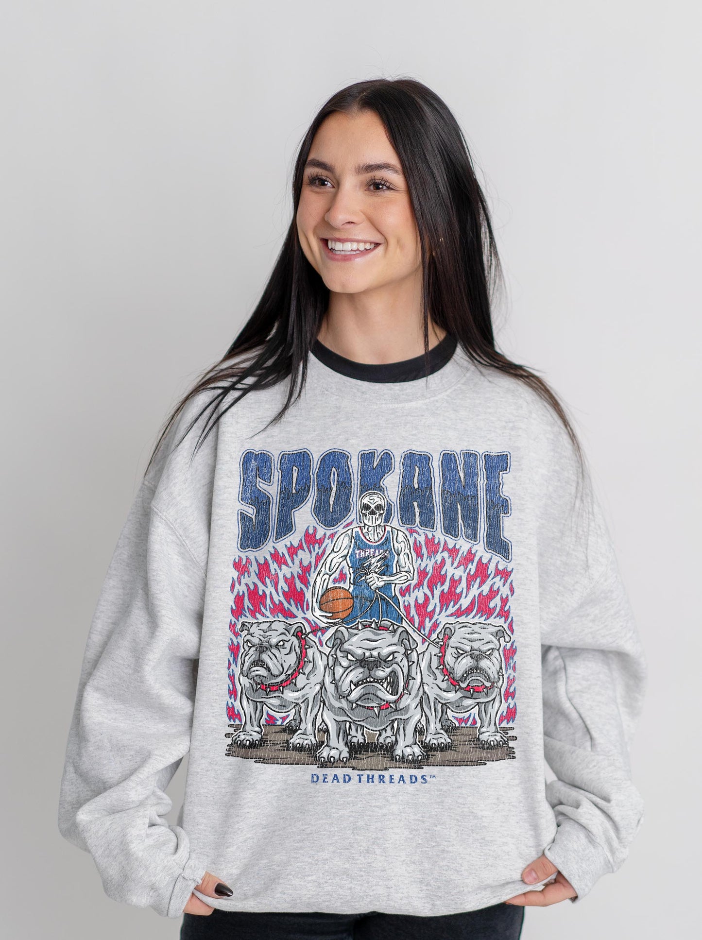 SPOKANE BASKETBALL CREWNECK SWEATSHIRT