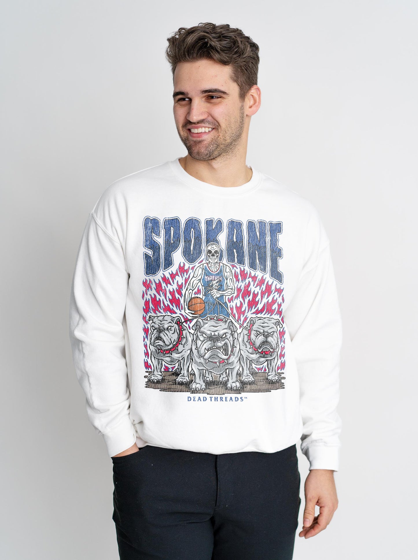 SPOKANE BASKETBALL CREWNECK SWEATSHIRT