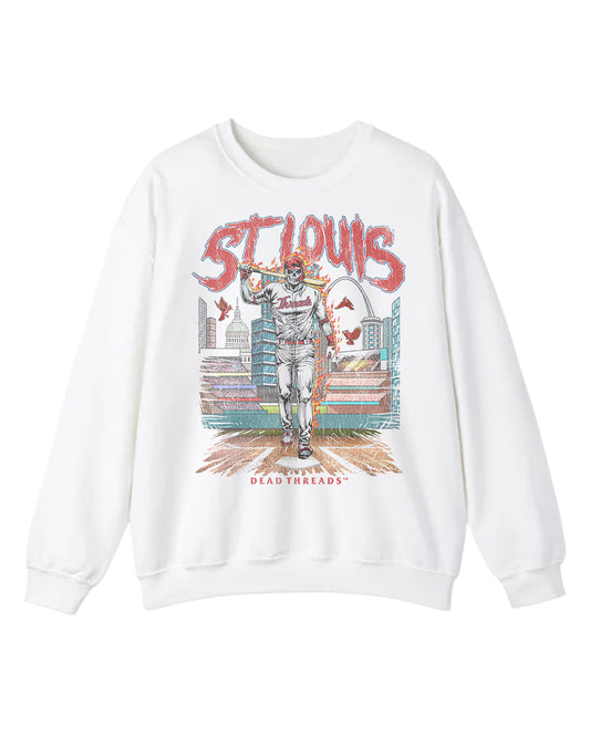 ST. LOUIS BASEBALL CREWNECK SWEATSHIRT
