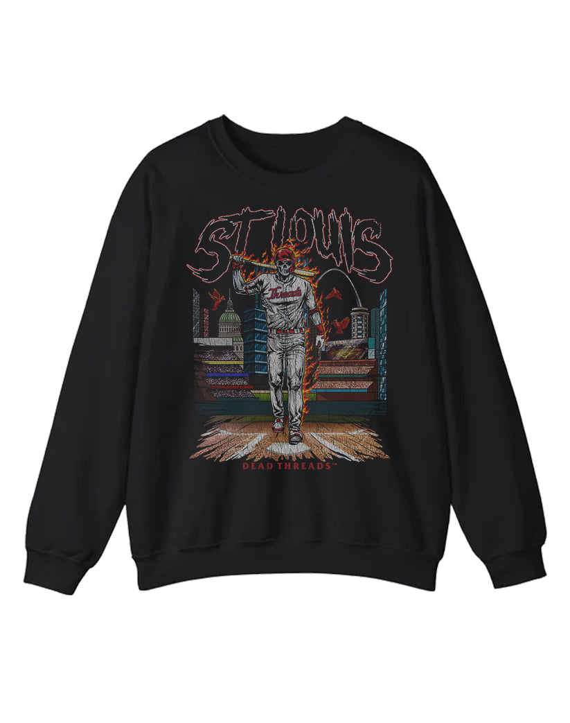 ST. LOUIS BASEBALL CREWNECK SWEATSHIRT