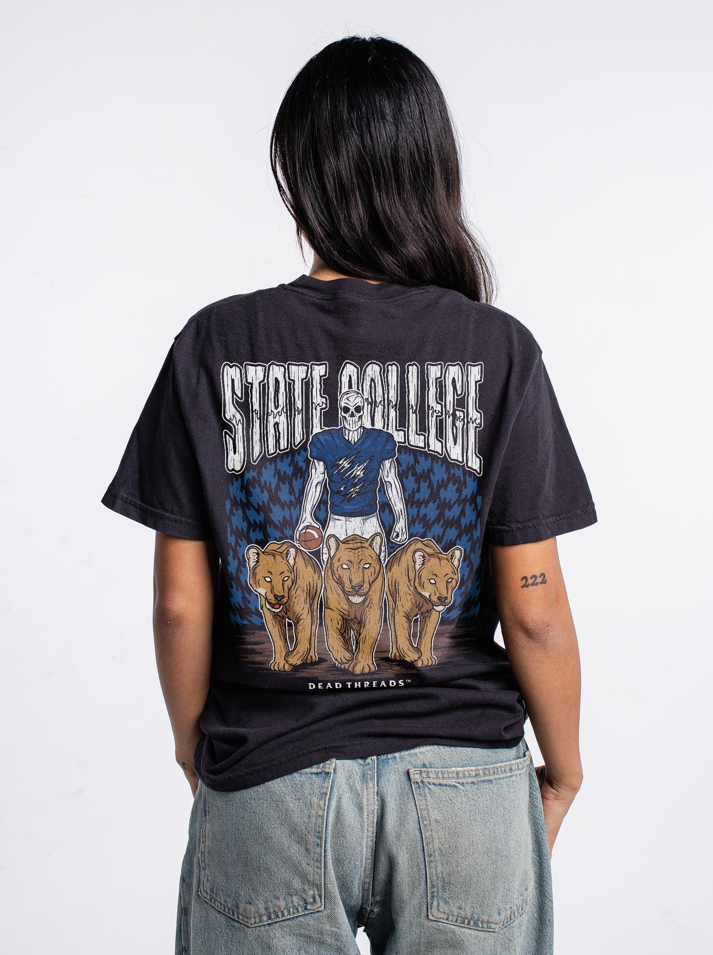 STATE COLLEGE FOOTBALL - “3 SKULL” PREMIUM T-SHIRT