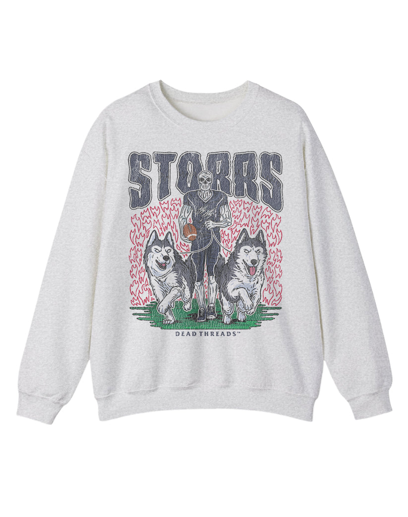 STORRS FOOTBALL CREWNECK SWEATSHIRT