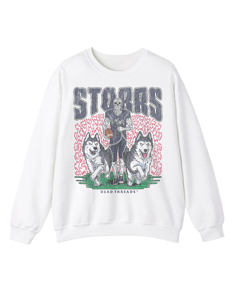 STORRS FOOTBALL CREWNECK SWEATSHIRT