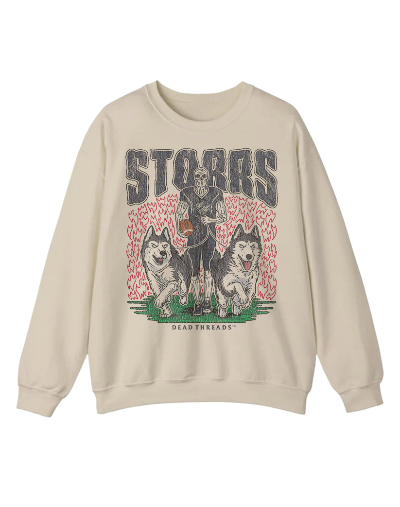 STORRS FOOTBALL CREWNECK SWEATSHIRT