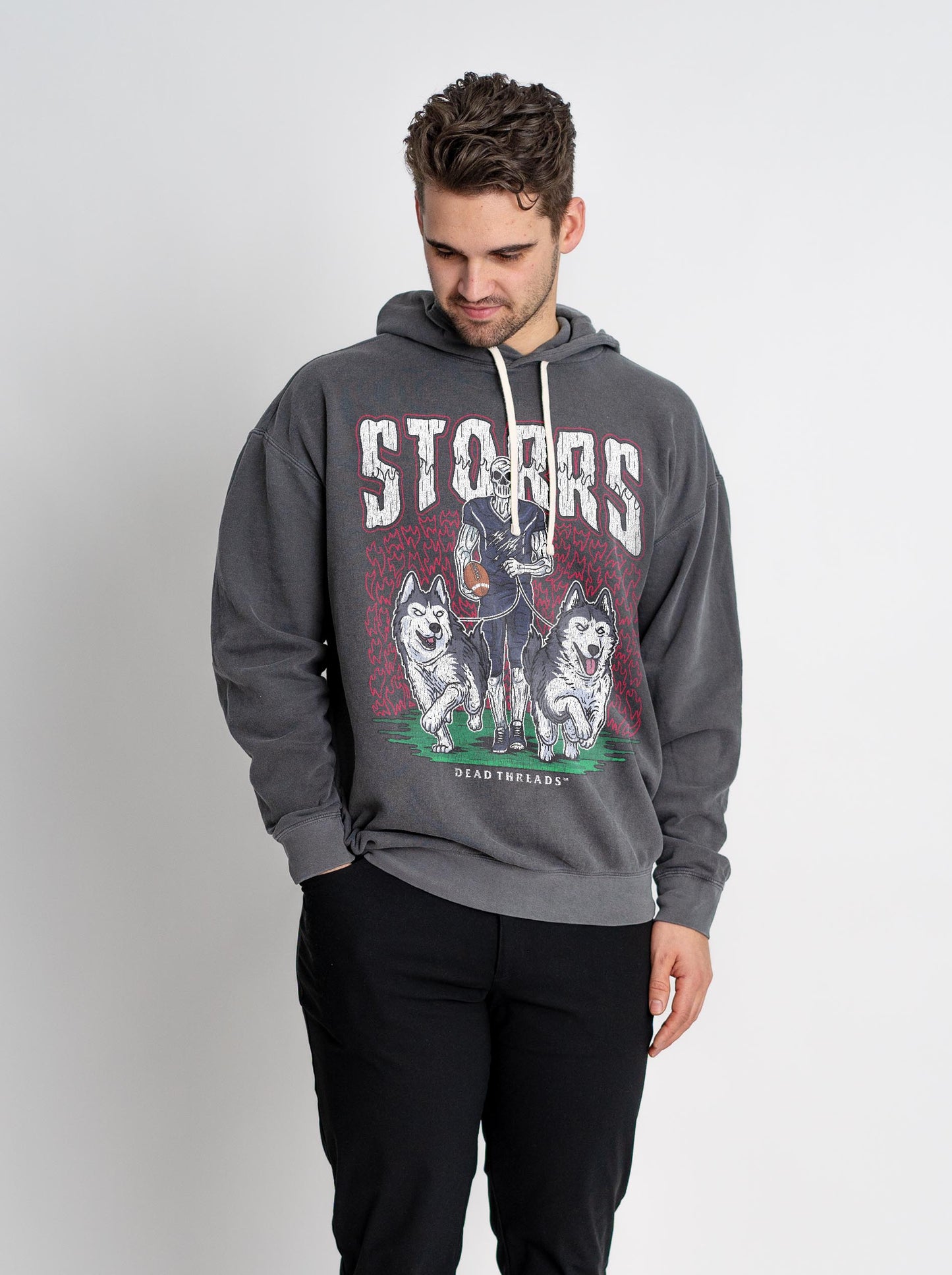 STORRS FOOTBALL - LIGHTWEIGHT HOODIE