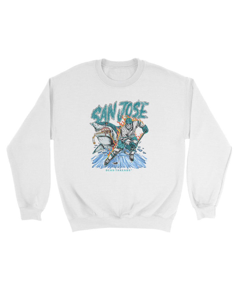 SAN JOSE HOCKEY KIDS CREWNECK SWEATSHIRT