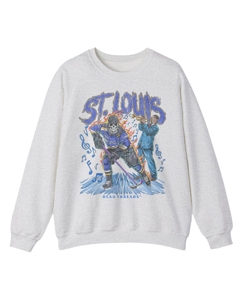 ST. LOUIS HOCKEY CREWNECK SWEATSHIRT