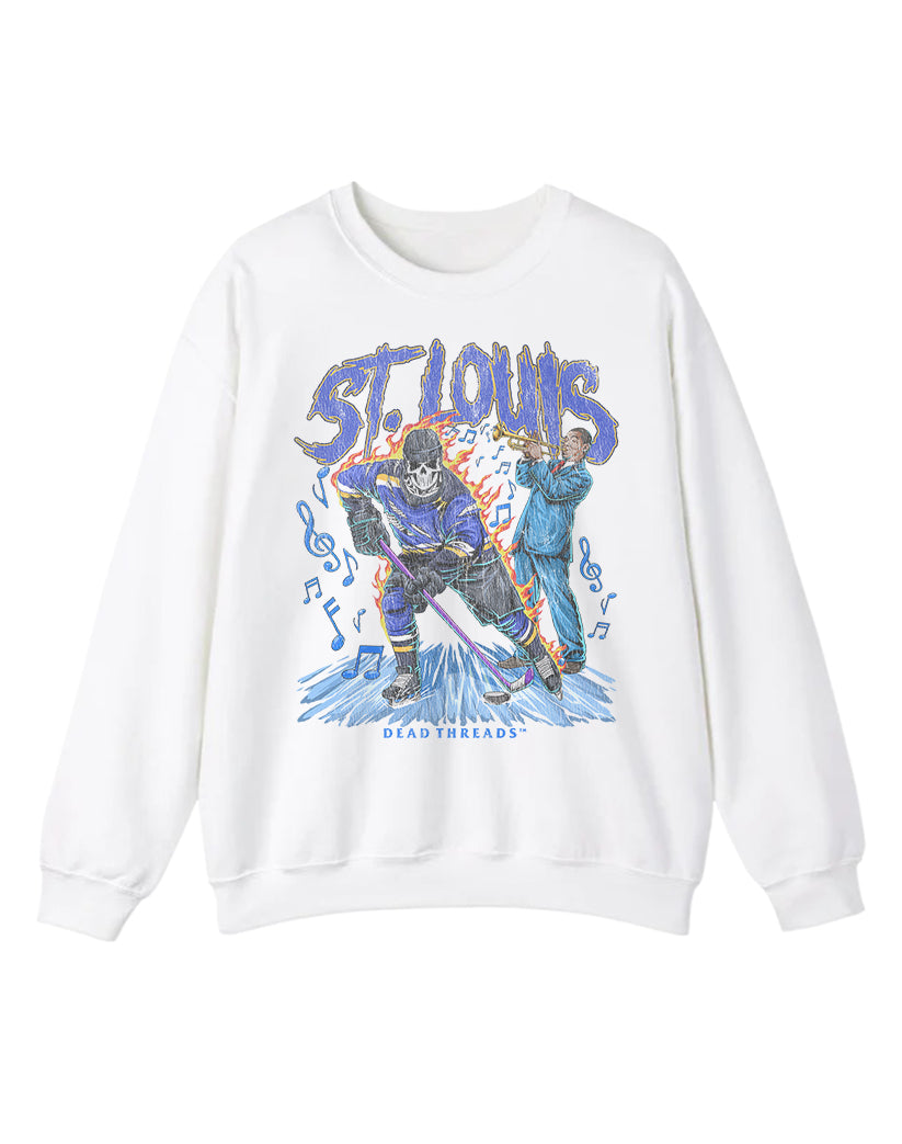 ST. LOUIS HOCKEY CREWNECK SWEATSHIRT
