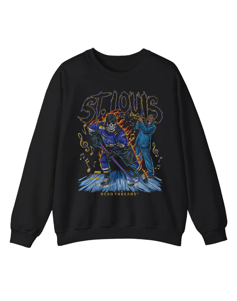 ST. LOUIS HOCKEY CREWNECK SWEATSHIRT