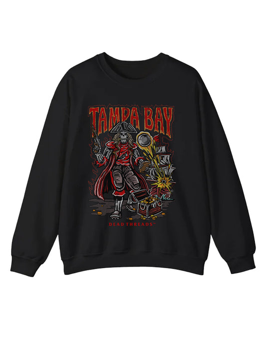 TAMPA BAY PIRATE FOOTBALL CREWNECK SWEATSHIRT