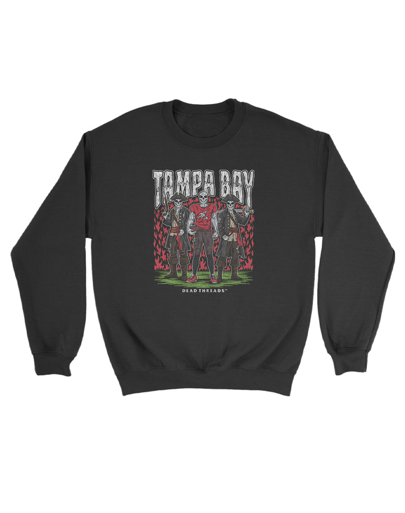 TAMPA BAY FOOTBALL v2 KIDS CREWNECK SWEATSHIRT