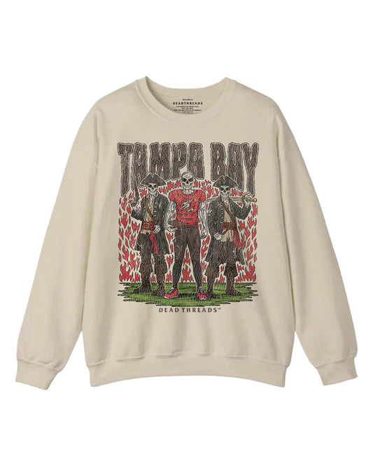 TAMPA BAY FOOTBALL v2 CREWNECK SWEATSHIRT