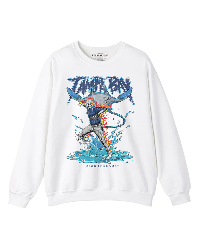TAMPA BAY BASEBALL CREWNECK SWEATSHIRT