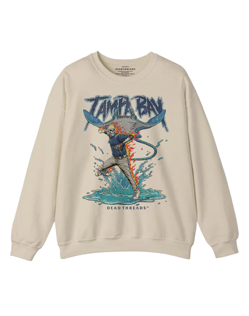 TAMPA BAY BASEBALL CREWNECK SWEATSHIRT