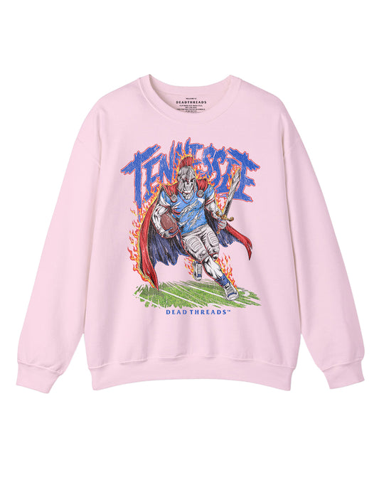 TENNESSEE FOOTBALL CREWNECK SWEATSHIRT - PINK