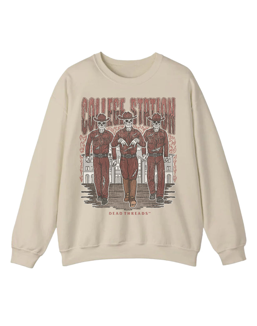 COLLEGE STATION CREWNECK SWEATSHIRT